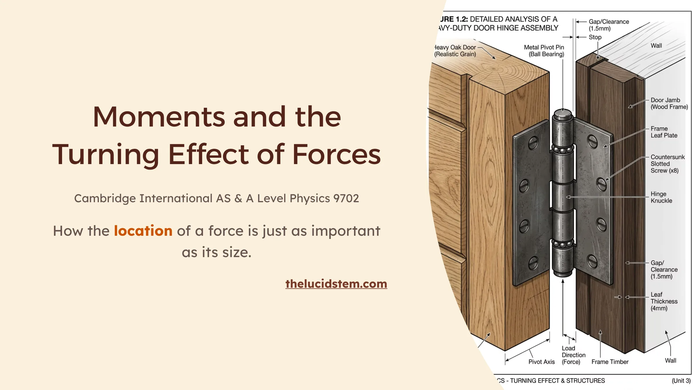 Slide 1 of 17: Moments and the turning effect of forces slides